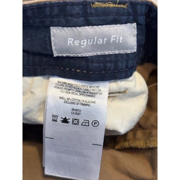 Columbia Mens Regular Fit Khaki Pants 35W 32L Cotton & Elastane - Picture 6 of 7